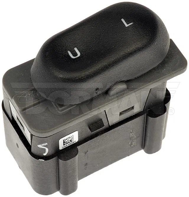 901-568 – DORMAN Door Lock Switch, OE Replacement Black Plastic